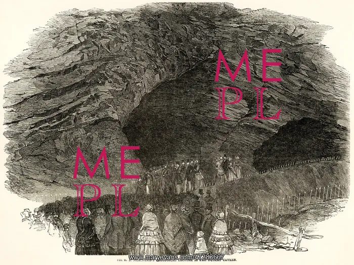 : MURCHISON IN CAVERN 1849 : MURCHISON IN CAVERN 1849