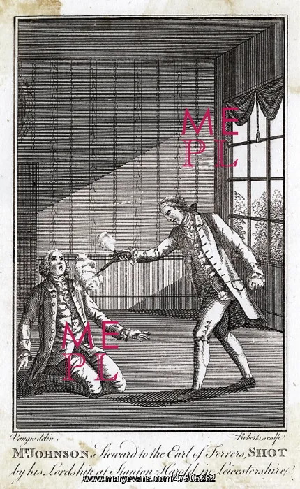 : MURDER / FERRERS / 1760 : MURDER / FERRERS / 1760
