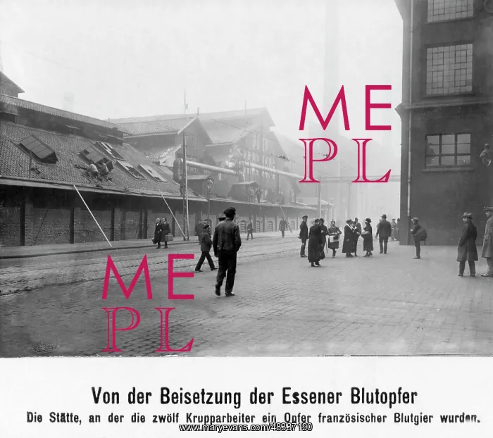: Murder scene of the twelve Krupp employees in Essen, 1923 : Murder scene of the twelve Krupp employees in Essen, 1923