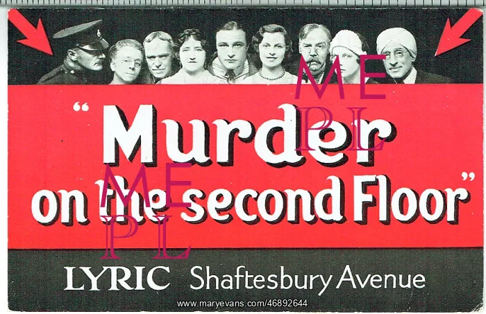 : Murder on the Second Floor by Frank Vosper : Murder on the Second Floor by Frank Vosper