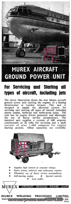 : Murex Aircraft Ground Power Units : Murex Aircraft Ground Power Units