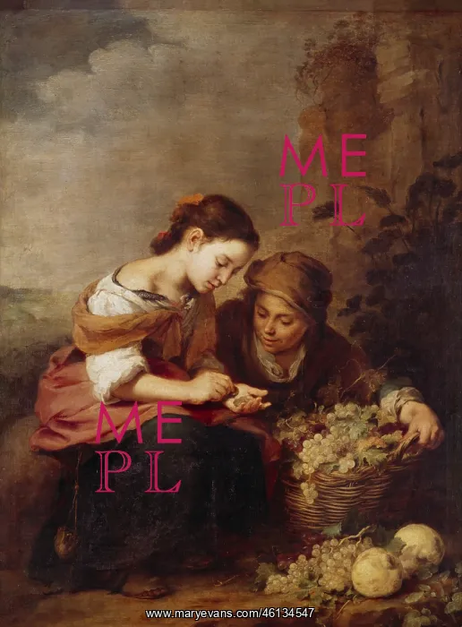 : Murillo, Bartolome Esteban, The Little Fruit Seller : Murillo, Bartolome Esteban, The Little Fruit Seller