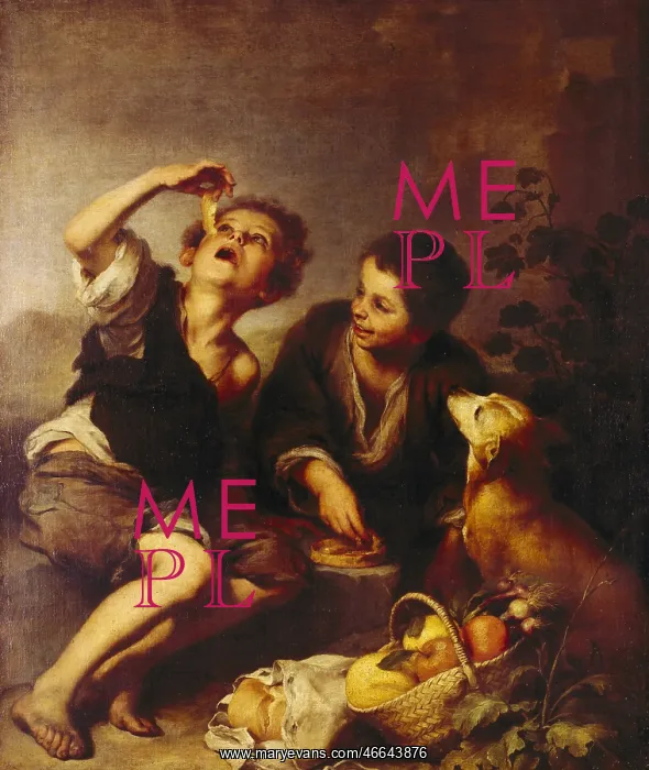 : Murillo, Bartolome Esteban, The Pie Eaters : Murillo, Bartolome Esteban, The Pie Eaters