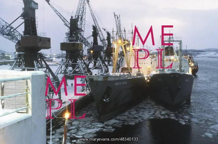 : Murmansk seaport, 1982 : Murmansk seaport, 1982