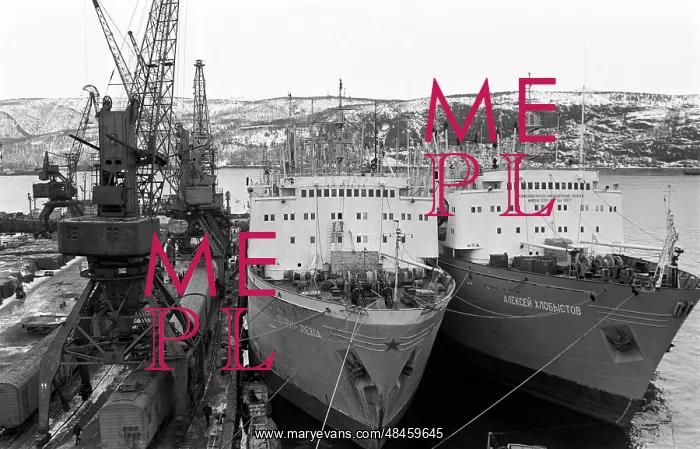: Murmansk seaport, 1985 : Murmansk seaport, 1985
