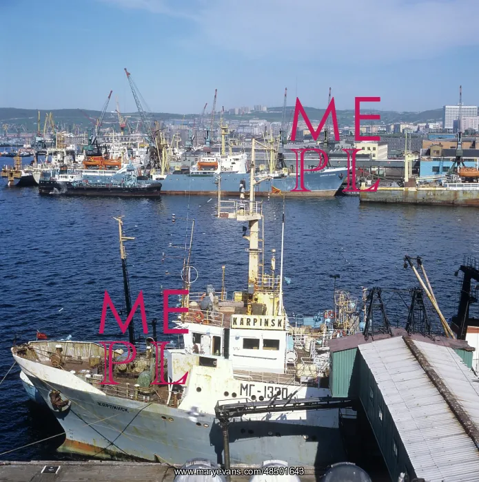 : Murmansk seaport, 1985 : Murmansk seaport, 1985