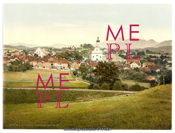 : Murnau, general view, Upper Bavaria, Germany : Murnau, general view, Upper Bavaria, Germany