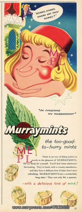 : Murraymints advertisement : Murraymints advertisement
