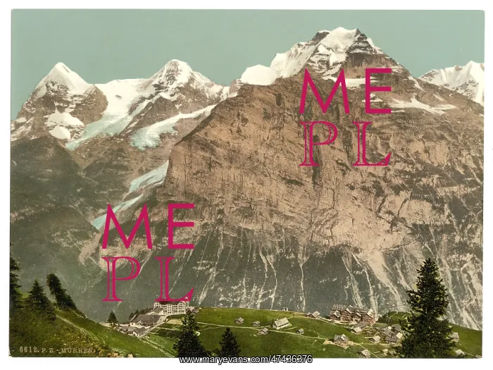 : Murren, general view, Bernese Oberland, Switzerland : Murren, general view, Bernese Oberland, Switzerland