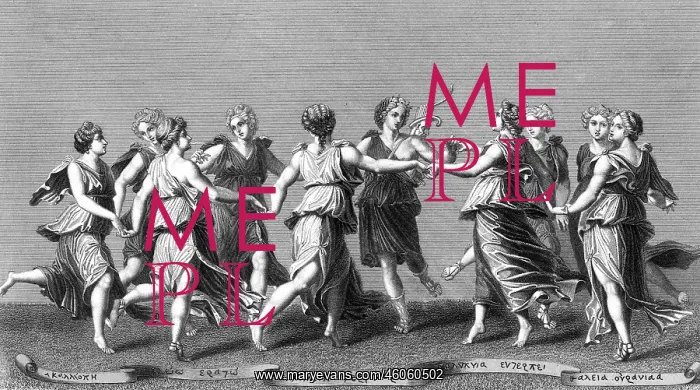 : muses, goddesses of literature and arts, scene : muses, goddesses of literature and arts, scene
