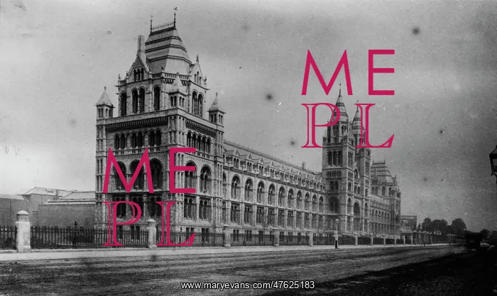 : The Museum from Cromwell Road, c.1880 : The Museum from Cromwell Road, c.1880