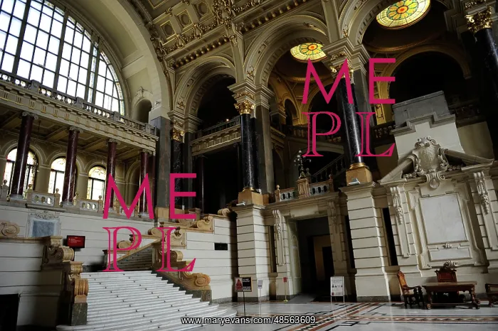 : Museum of Ethnography. Main hall. Budapest : Museum of Ethnography. Main hall. Budapest