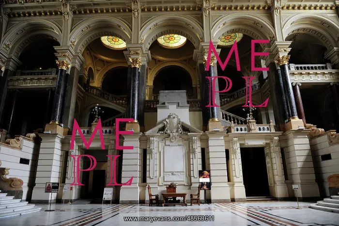 : Museum of Ethnography. Main hall. Budapest : Museum of Ethnography. Main hall. Budapest