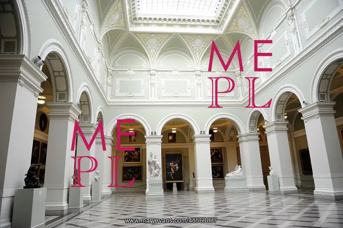 : Museum of Fine Arts. Interior. Budapest : Museum of Fine Arts. Interior. Budapest