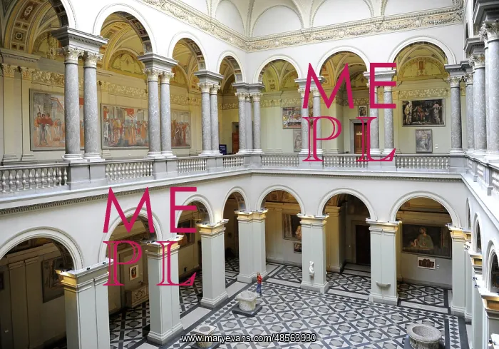 : Museum of Fine Arts. Interior. Budapest : Museum of Fine Arts. Interior. Budapest
