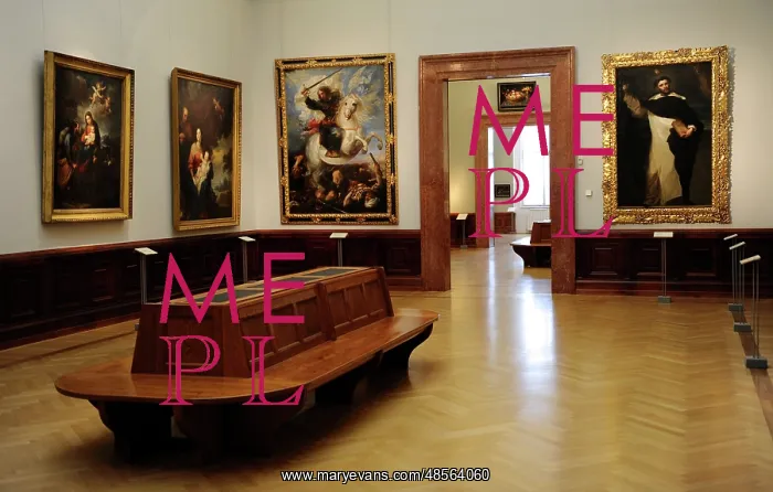  : Museum of Fine Arts. Interior. Budapest