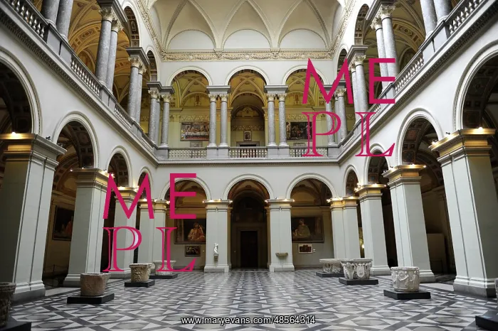 : Museum of Fine Arts. Interior. Budapest : Museum of Fine Arts. Interior. Budapest