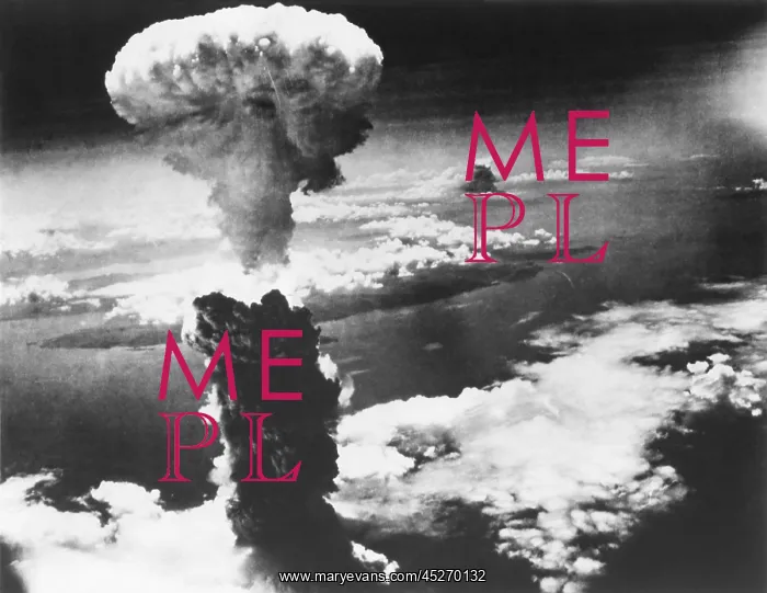 : Mushroom Cloud of Atom Bomb exploded over Nagasaki : Mushroom Cloud of Atom Bomb exploded over Nagasaki
