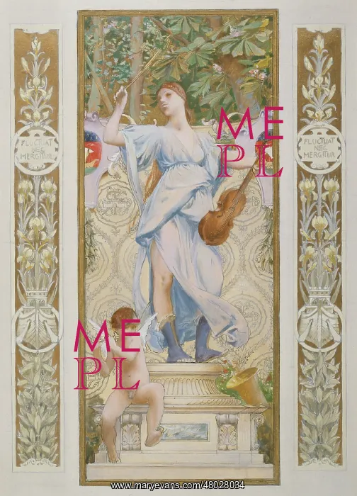 : The Music. Luc-Olivier Merson (1846-1920). The Music : The Music. Luc-Olivier Merson (1846-1920). The Music