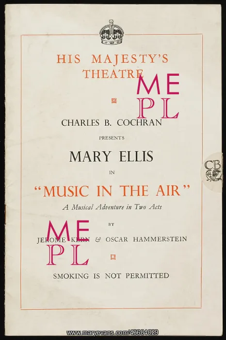 : MUSIC IN THE AIR : MUSIC IN THE AIR