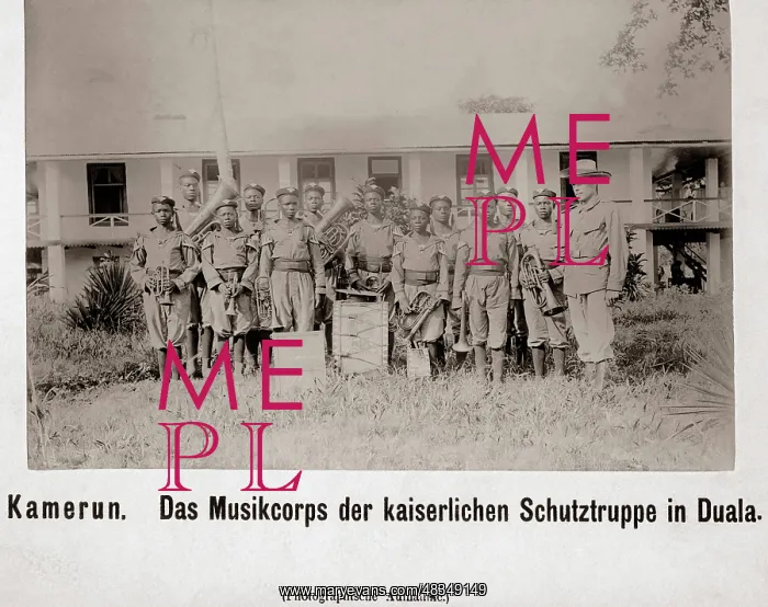 : Music corps of the imperial Schutztruppe in : Music corps of the imperial Schutztruppe in