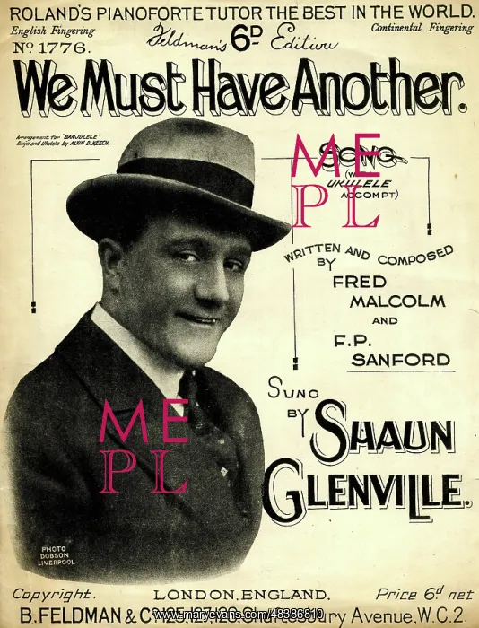 : Music cover, We Must Have Another : Music cover, We Must Have Another