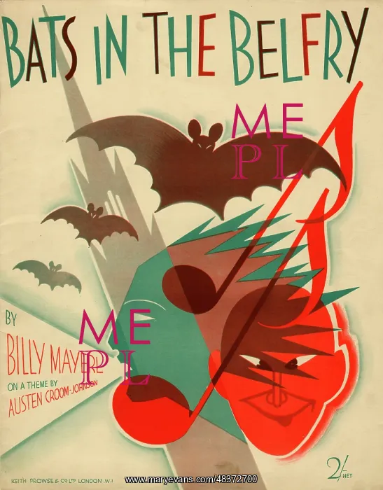 : Music cover, Bats in the Belfry : Music cover, Bats in the Belfry