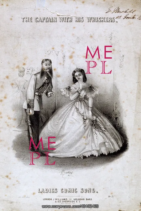  : Music cover, The Captain with His Whiskers