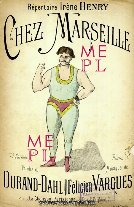 : Music cover, Chez Marseille : Music cover, Chez Marseille