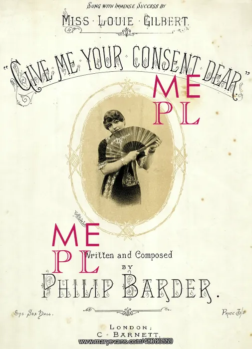 : Music cover, Give Me Your Consent Dear : Music cover, Give Me Your Consent Dear