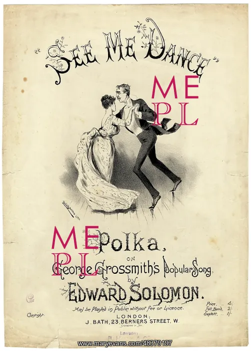 : Music cover for See Me Dance the Polka : Music cover for See Me Dance the Polka