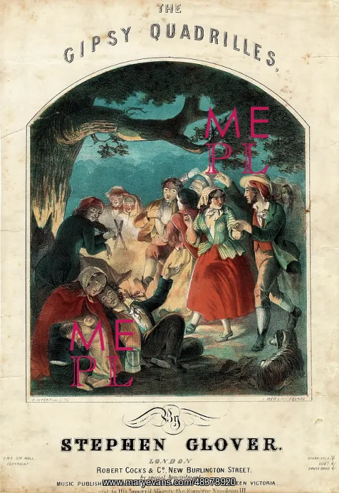 : Music cover for The Gipsy Quadrilles : Music cover for The Gipsy Quadrilles