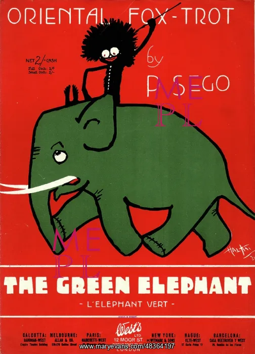  : Music cover, The Green Elephant