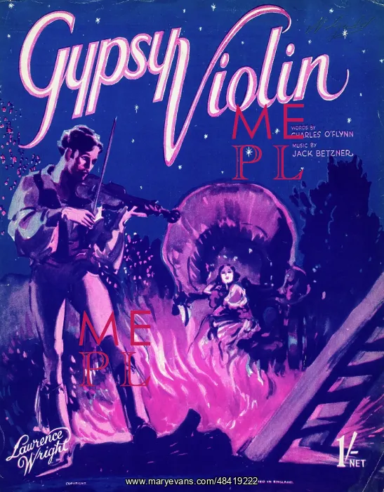 : Music cover, Gypsy Violin : Music cover, Gypsy Violin