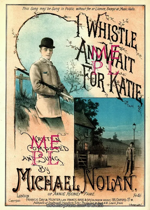 : Music cover, I Whistle and Wait for Katie : Music cover, I Whistle and Wait for Katie