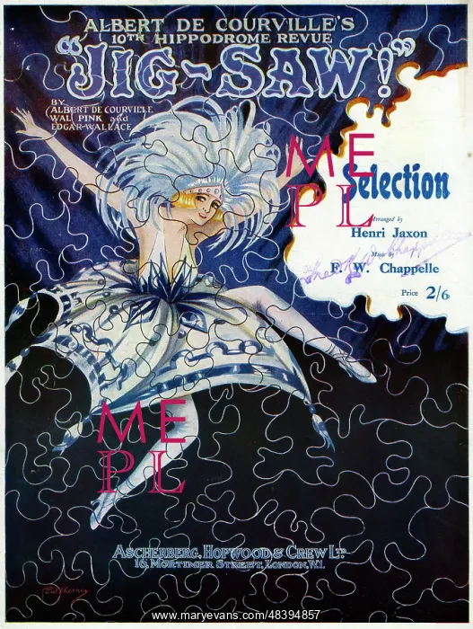 : Music cover, Jig-Saw! : Music cover, Jig-Saw!