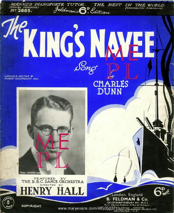 : Music cover, The King's Navee : Music cover, The King's Navee