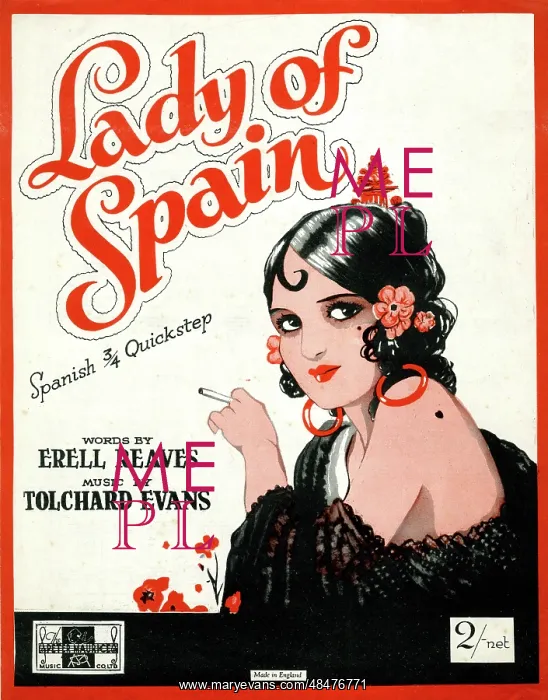 : Music cover, Lady of Spain quickstep : Music cover, Lady of Spain quickstep