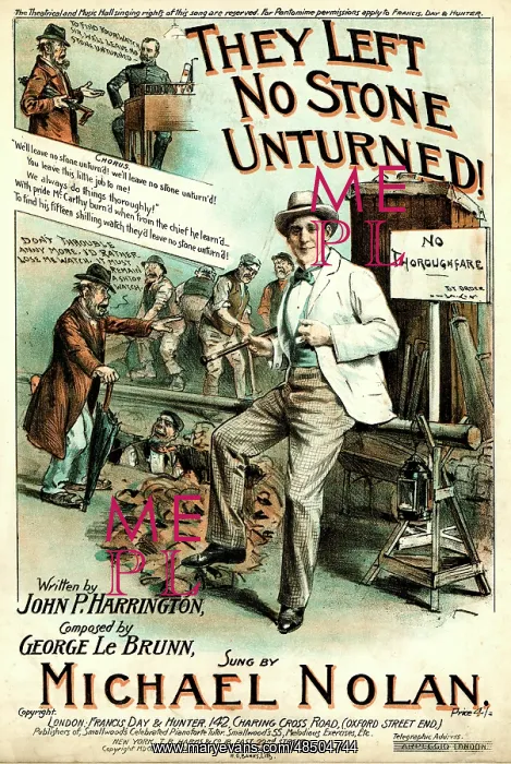 : Music cover, They Left No Stone Unturned : Music cover, They Left No Stone Unturned