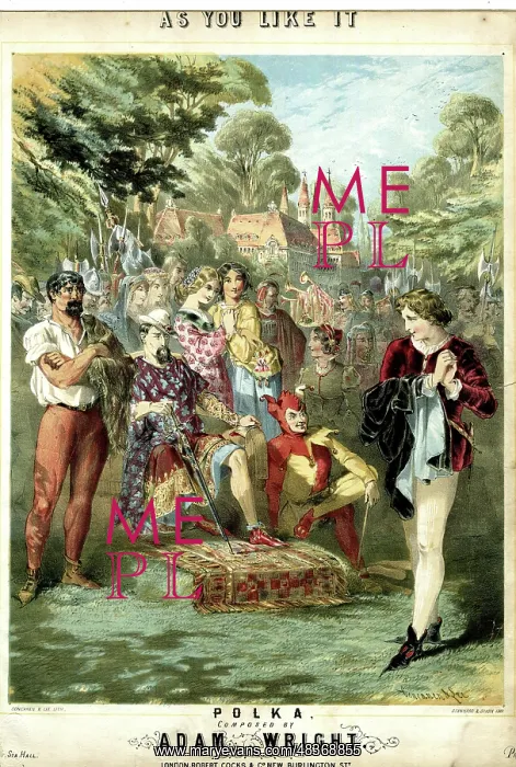 : Music cover, As You Like It Polka, by Adam Wright : Music cover, As You Like It Polka, by Adam Wright