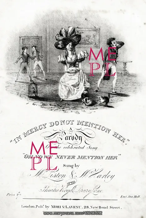 : Music cover, In Mercy Do Not Mention Her : Music cover, In Mercy Do Not Mention Her