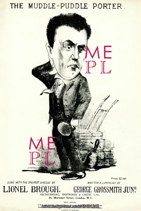 : Music cover, The Muddle-Puddle Porter : Music cover, The Muddle-Puddle Porter
