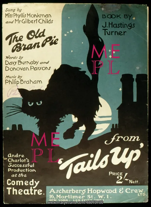 : Music cover, The Old Bran Pie : Music cover, The Old Bran Pie