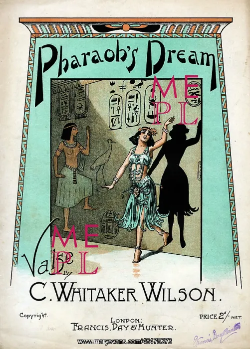 : Music cover, Pharaoh's Dream Valse : Music cover, Pharaoh's Dream Valse