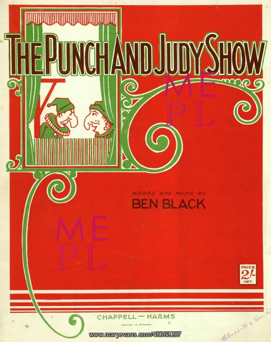 : Music cover, The Punch and Judy Show : Music cover, The Punch and Judy Show