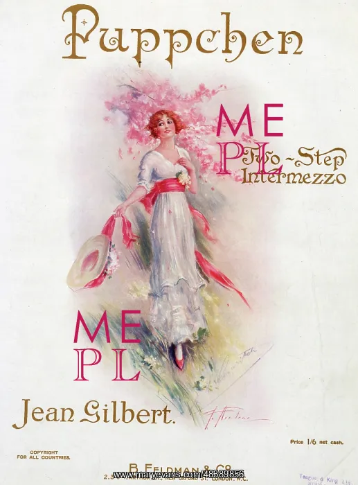 : Music cover, Puppchen, two-step intermezzo : Music cover, Puppchen, two-step intermezzo