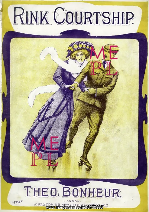 : Music cover, Rink Courtship : Music cover, Rink Courtship