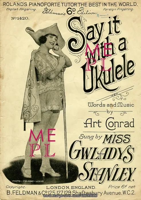 : Music cover, Say it with a Ukulele : Music cover, Say it with a Ukulele