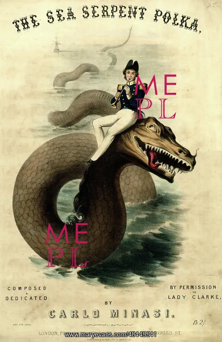 : Music cover, The Sea Serpent Polka : Music cover, The Sea Serpent Polka