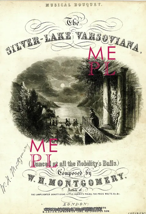 : Music cover, The Silver-Lake Varsoviana : Music cover, The Silver-Lake Varsoviana